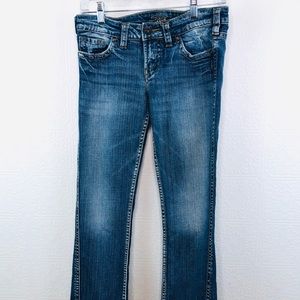 Silver Jeans | Frances Capri Straight Leg Denim